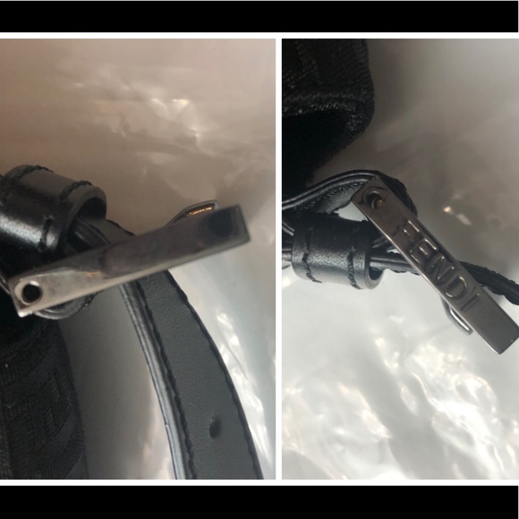 FENDI Authentic Black Zuchinno Canvas Baguette - Picture 11 of 16